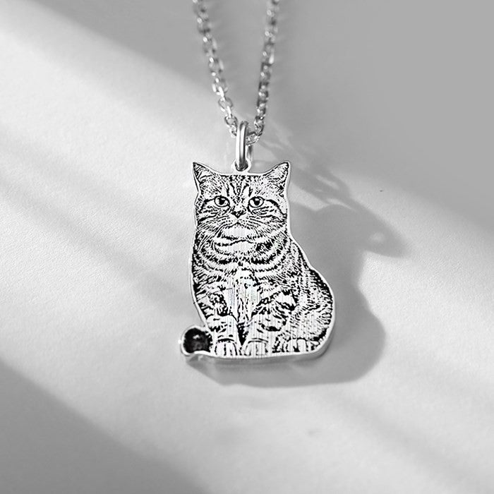 DIY Necklace With Photo Engraving From The Cute Pet Series