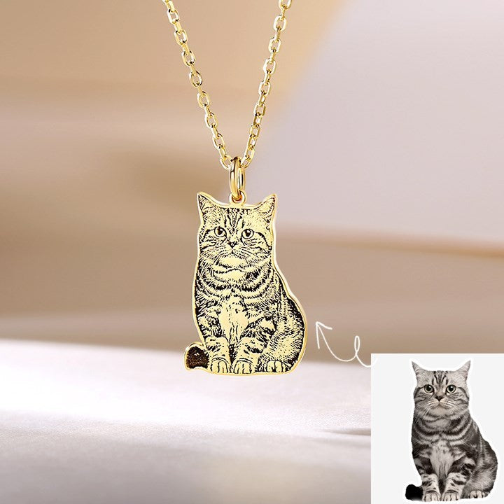 DIY Necklace With Photo Engraving From The Cute Pet Series