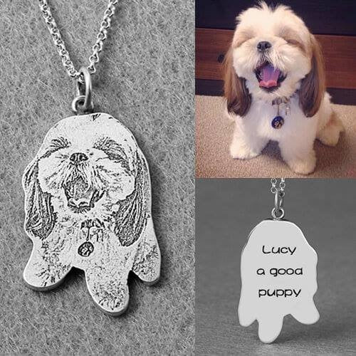 DIY Necklace With Photo Engraving From The Cute Pet Series