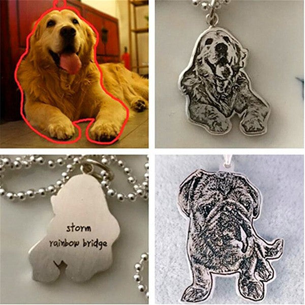 DIY Necklace With Photo Engraving From The Cute Pet Series